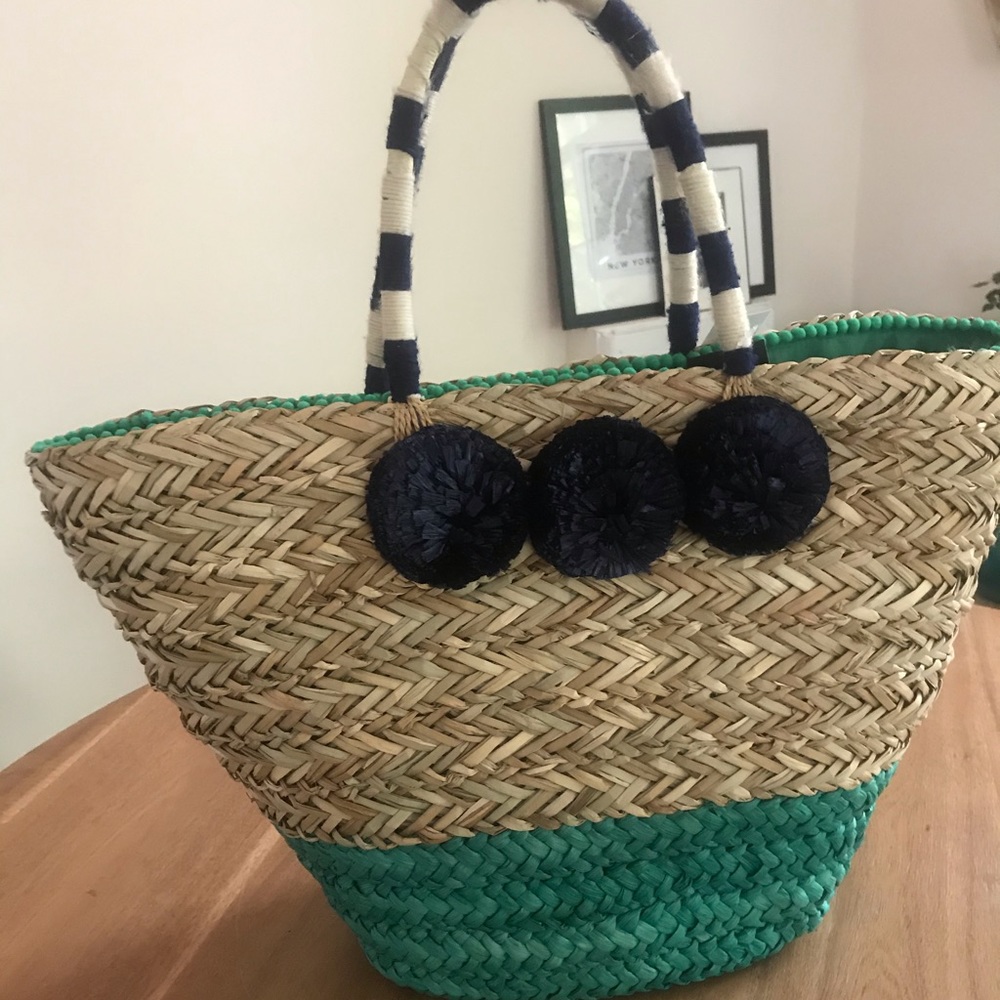Ann Taylor Straw Tote